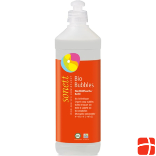 Sonett Organic soap bubbles refill bottle, 500ml