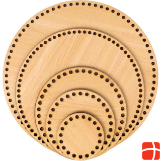 Lalana Bottom Recycled wood, round, 35 cm