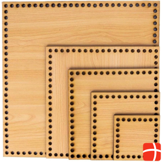 Lalana Floor Recycled wood, 35 cm x 35 cm