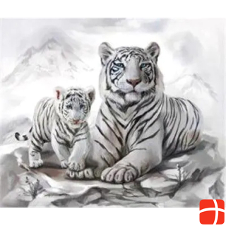 Pracht Diamond Painting Tiger Mother with cub
