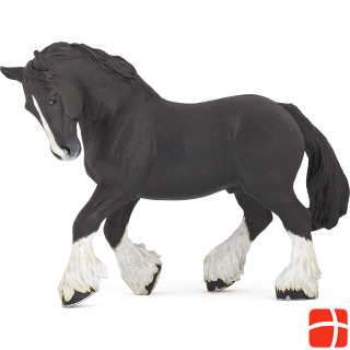 Papo Shire stallion black