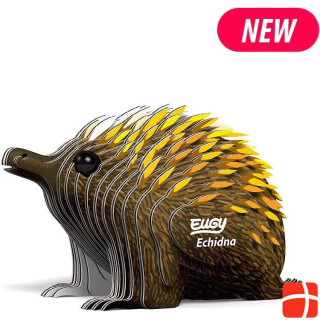 Eugy Echidna - 3D Cardboard Model Kit