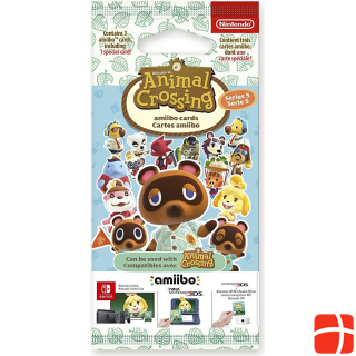 Nintendo amiibo Cards Animal Cross. Series 5