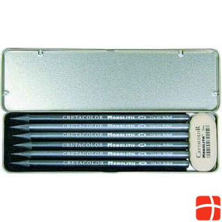 Cretacolor Graphite pencil set 7pcs Monolith metal box Pocket