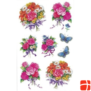 BSB-Obpacher Sticker Deco Sticker Bouquet of Flowers