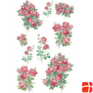 BSB-Obpacher Sticker Deco Sticker Rose Bouquets