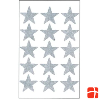 BSB-Obpacher Sticker Deco Sticker Stars silvertel