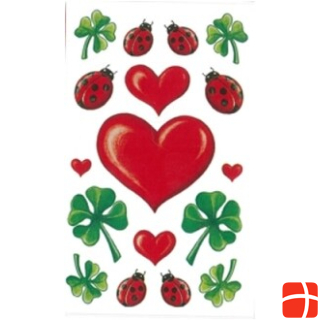BSB-Obpacher Sticker Deco Sticker Heart Ladybug Shamrock