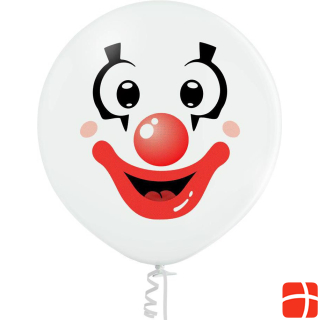 Belbal Balloon Clown White, Ø 60 cm, 2 pieces