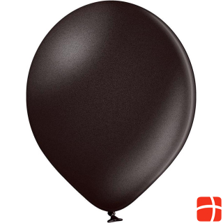 Belbal Balloon metallic black shiny, Ø 30 cm, 50 pieces