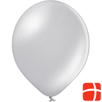 Belbal Luftballon Metallic Silber, Ø 30 cm, 50 Stück