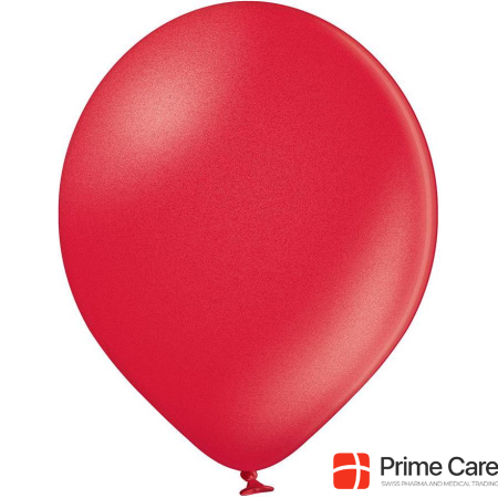Belbal Balloon metallic cherry red, Ø 30 cm, 50 pieces