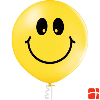 Belbal Balloon Smiley Yellow, Ø 60 cm, 2 pieces