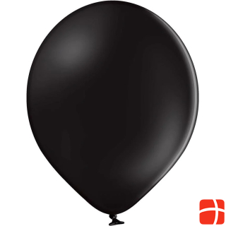 Belbal Luftballon Pastell Schwarz matt, Ø 30 cm, 50 Stück