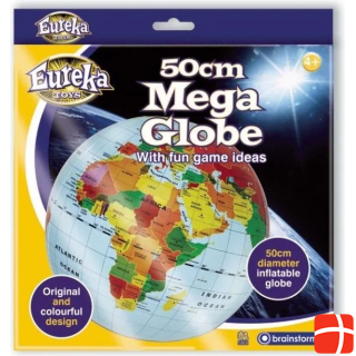 Brainstorm opblaasbare mega globe 50cm