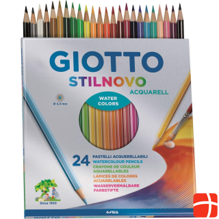 Giotto Подвесная коробка с 24 цветными карандашами Stilnovo ACQUARELL