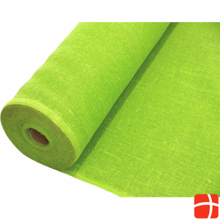 Europalms Decoration fabric, burlap, apple green, 130cm