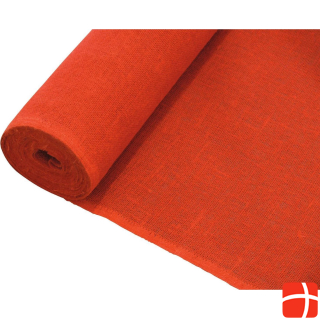Europalms Decoration fabric, burlap, red, 130cm