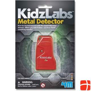4M KidzLabs SCIENCE CARD: metaal detector 7.5cm