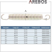 Arebos Trampoline springs 215 mm 36 pieces