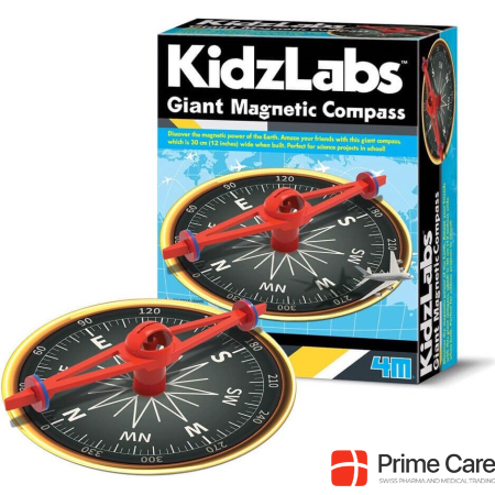 4M Kidzlabs Gigantic Magnetic Compas - 30cm