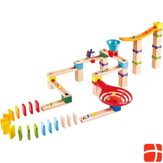 Hape Fast marble run with dominoes