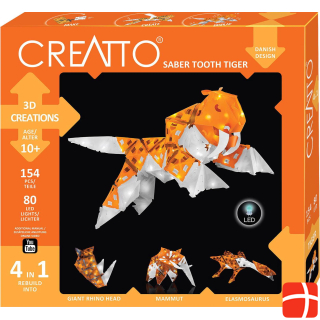 Kosmos Creatto craft set - Saber Tooth Tiger 4 in 1