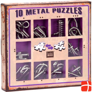 Набор металлических головоломок Eureka 10 металлических головоломок фиолетового цвета (доступно только на дисплее 52473355)