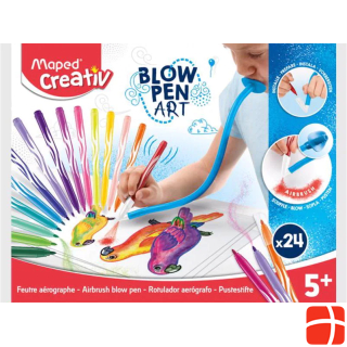Maped Airbrush Puff Pens Blow Pen Art Multicolor