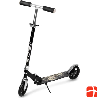 Spokey Scooter Notus Black with graphic