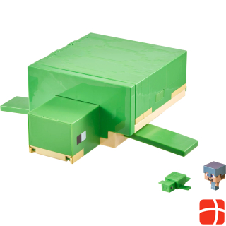 Minecraft Transforming Turtle Hideout and Action Figures
