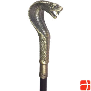 Shoperama Walking stick with cobra handle