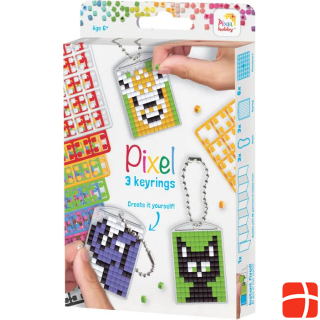 Pracht Pixel locket set animals