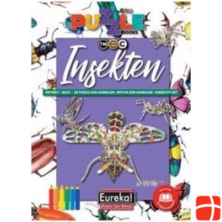 Eureka 3D Puzzle Books Kleuren Puzzelboek Насекомые