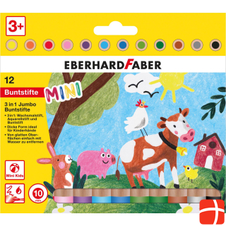 EberhardFaber Colored pencils Jumbo MiniMaxi 12 pieces