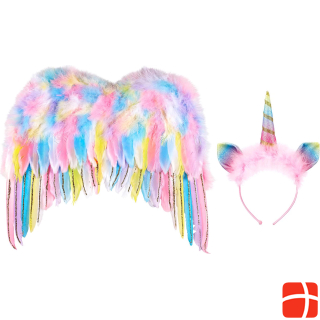Souza Set wings & hair ornament unicorn (1 set)