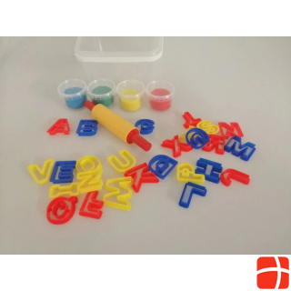 Creathek CR Kids plasticine in bucket, with accessories