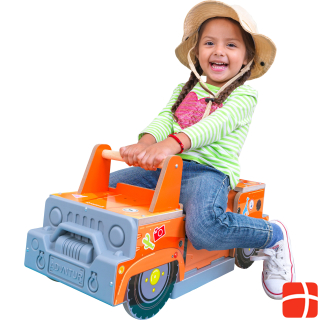 KidKraft Safari 2-in-1 Ride and Play Slide Car with EZ Power Assembly™