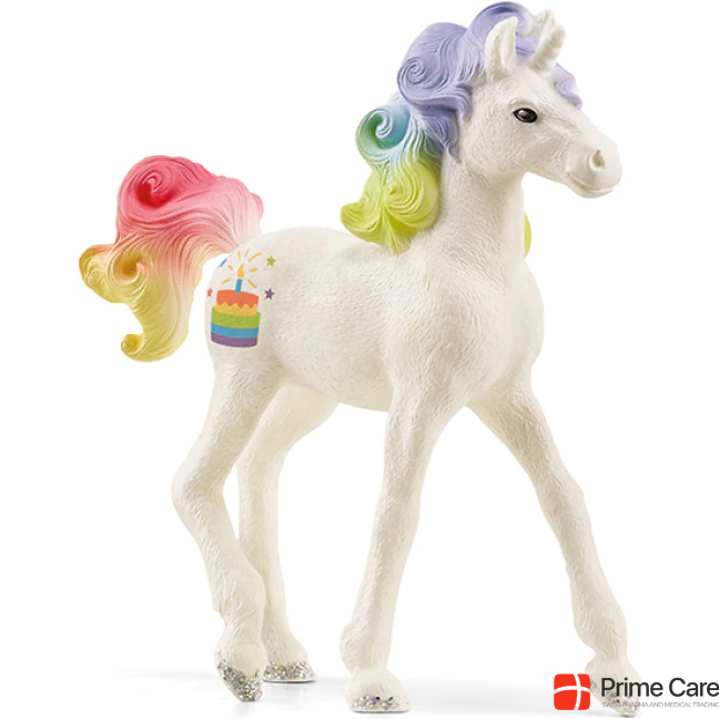 Schleich Collection unicorn rainbow cake