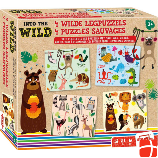 Cartamundi Into the Wild 4 Wild Jigsaw Puzzles
