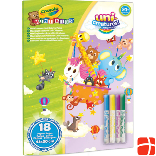 Crayola Mini Kids - coloring pages A3 incl. 4 markers