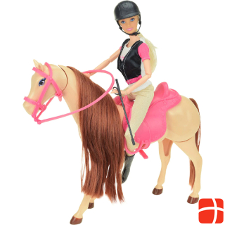 Кукла Toi-Toys LAUREN на движущейся лошади
