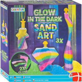 Grafix Sand Kunst im Dunkeln leuchten