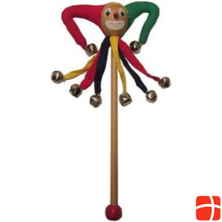 Bestsaller Jester stick w. bell, large, assorted