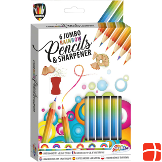 Grafix Bleistifte mit Spitzer Rainbow