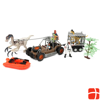 Toi-Toys Speelset XL - Jeep en Boot met Dino's
