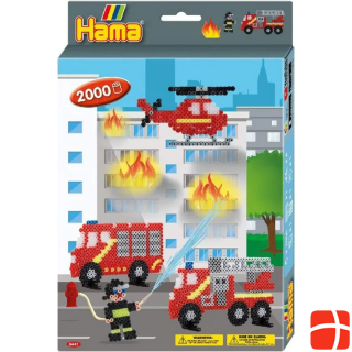 Hama Ironing beads gift box fire department