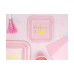 Partydeco Party whistle light pink, 12.5 cm, 6 pieces