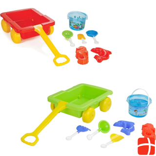 Pilsan 06112 Sand toy set pull cart