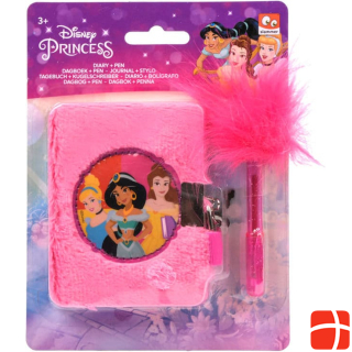 Canenco Disney Prinses Diary plush with pencil